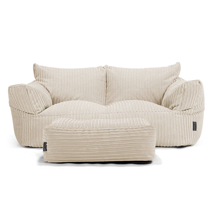 Josephine Sitzsack Sofa - Cord Creme 02