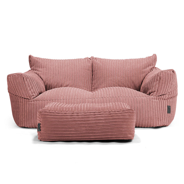Josephine Sitzsack Sofa - Cord Pfirsich 02