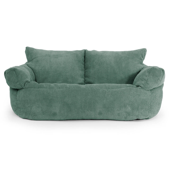 Josephine Sitzsack Sofa - Pom-Pom Moosgrün 01