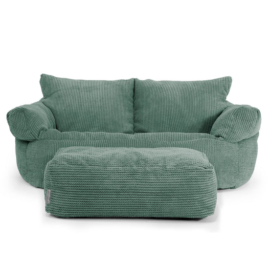 Josephine Sitzsack Sofa - Pom-Pom Moosgrün 02