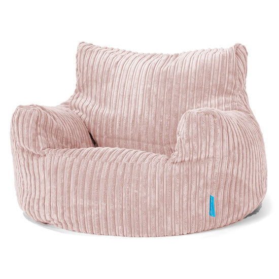 Kindersessel Sitzsack 3-8 jahren - Cord Rosa 01