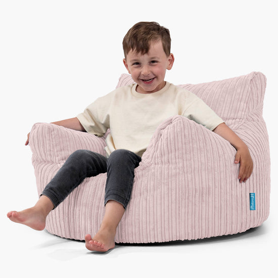 Kindersessel Sitzsack 3-8 jahren - Cord Rosa 02