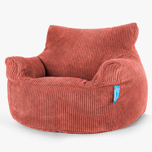 Kindersessel Sitzsack 3-8 jahren - Pom-Pom Kürbisorange