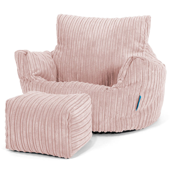 Klein Kindersessel Sitzsack 1-3 jahren - Cord Rosa_02