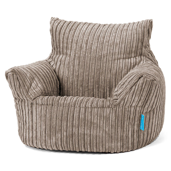 Klein Kindersessel Sitzsack 1-3 jahren - Cord Beigegrau 01