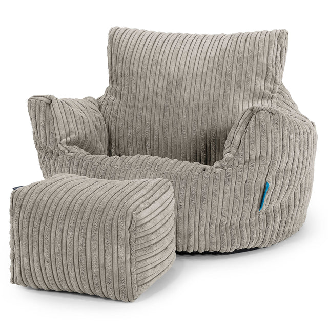 Klein Kindersessel Sitzsack 1-3 jahren - Cord Nerzfarben_02