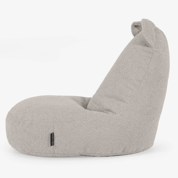 Kindersitzsack Tierform Bär 2-6 Jahre - Bouclé Elfenbein 02