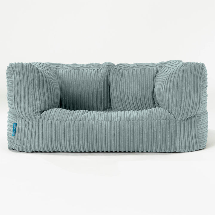 Kindersofa Albert 2-6 jahren - Cord Mintgrün 01