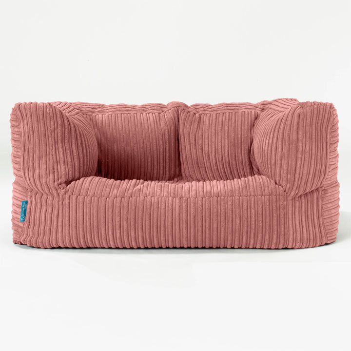 Kindersofa Albert 2-6 jahren - Cord Pfirsich 01