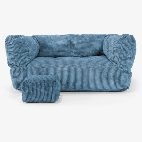 Kindersofa Albert 2-6 jahren - Pom-Pom Himmelblau 02