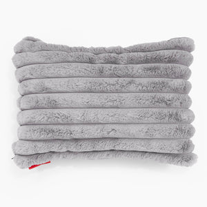 Dekokissen / Sofa Kissenbezug 35 x 50cm - Ultra Plüsch Cord Grau