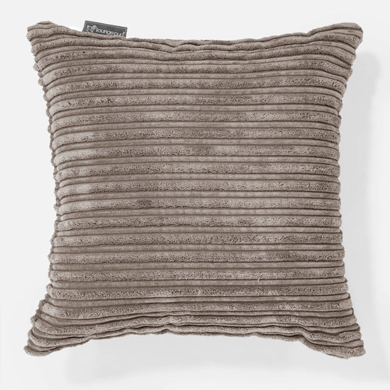 Dekokissen / Sofa Kissenbezug 47 x 47cm - Cord Beigegrau 01