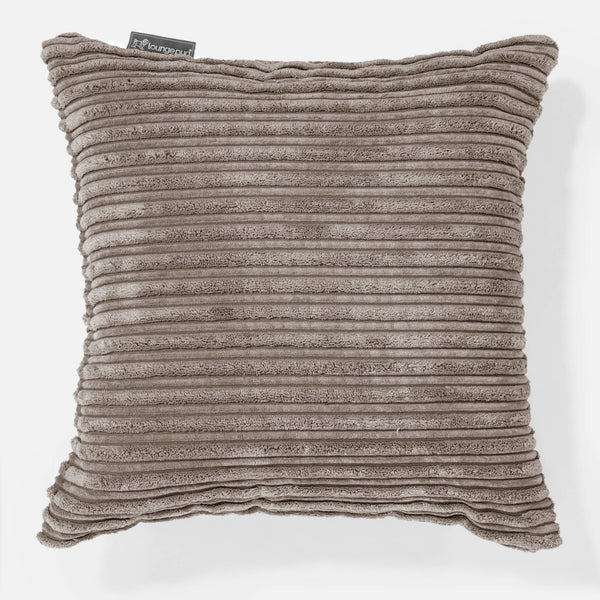 Dekokissen / Sofa Kissenbezug 47 x 47cm - Cord Beigegrau 01