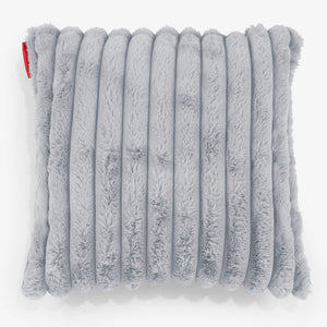 Dekokissen / Sofa Kissenbezug 47 x 47cm - Ultra Plüsch Cord Taubenblau