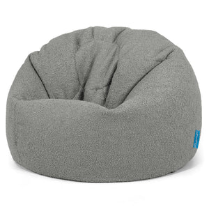 Klassicher Kindersessel Sitzsack 1-5 jahren - Bouclé Grau