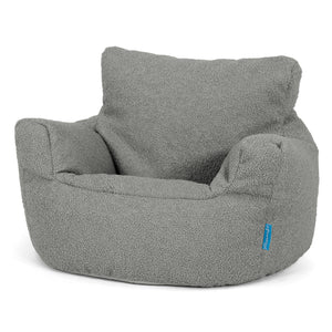 Klein Kindersessel Sitzsack 1-3 jahren - Bouclé Grau