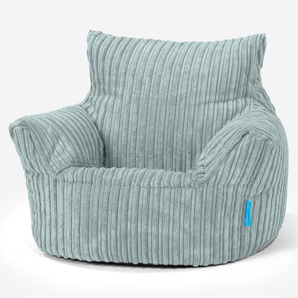 Klein Kindersessel Sitzsack 1-3 jahren - Cord Mintgrun 01