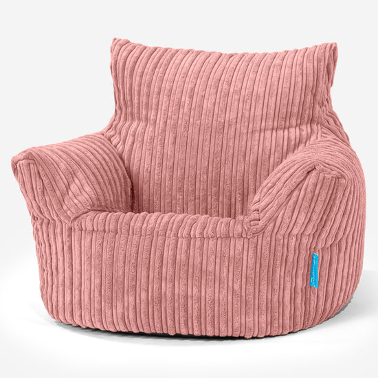 Klein Kindersessel Sitzsack 1-3 jahren - Cord Pfirsich 01