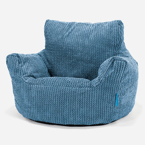 Klein Kindersessel Sitzsack 1-3 jahren - Pom Pom Himmelblau
