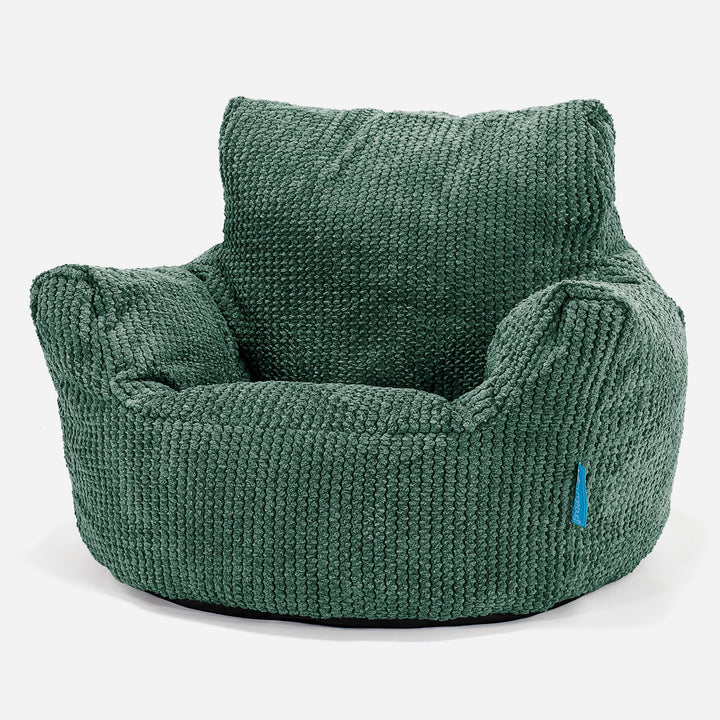 Klein Kindersessel Sitzsack 1-3 jahren - Pom Pom Moosgrun 01