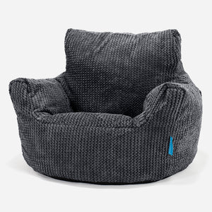 Klein Kindersessel Sitzsack 1-3 jahren - Pom Pom Schwarz