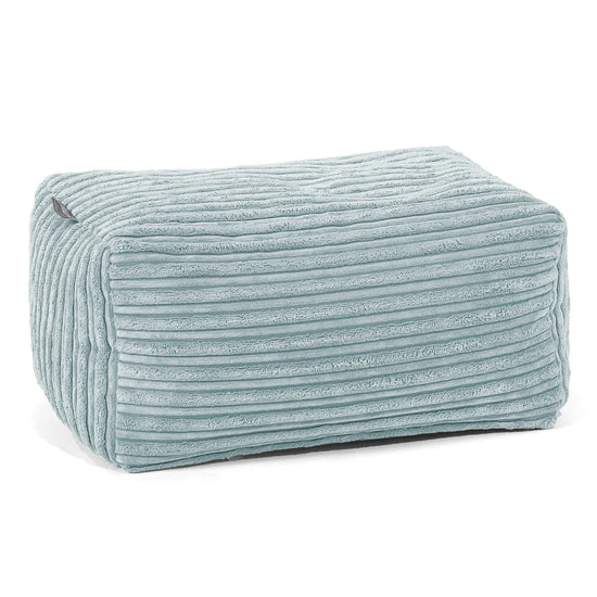 Kleiner Fußhocker - Cord Mintgrün 01