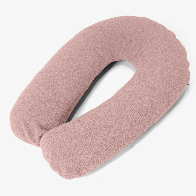 Knuddelkissen - Bouclé Pink 01