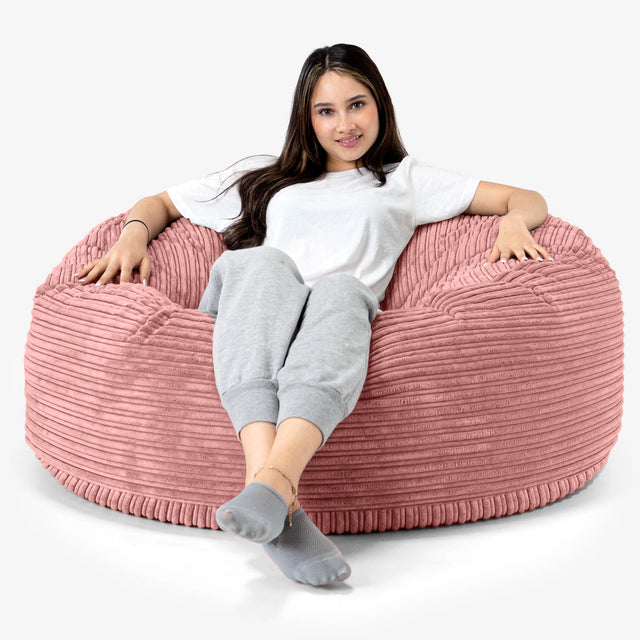 Mammoth Sofa Sitzsack XXL - Cord Pfirsich 01