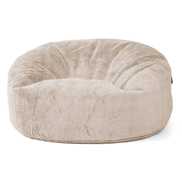 Mammoth Sofa Sitzsack XXL - Kaninchen Kunstfell Goldbraun 01