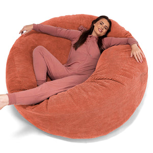 Sitzsack Sofa - Pom-Pom Kürbisorange main image 1