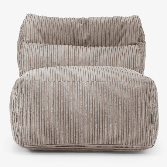Modulares Sofa Sitzsack, Mittelteil - Cord Beigegrau 02