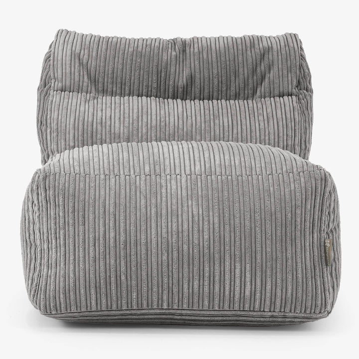 Modulares Sofa Sitzsack, Mittelteil - Cord Graphitgrau 02