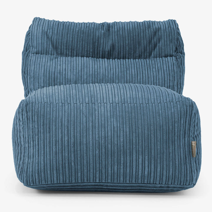 Modulares Sofa Sitzsack, Mittelteil - Cord Marineblau 02