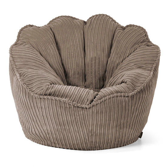 Natalia Sacco Sitzsack Stuhl - Cord Beigegrau 01
