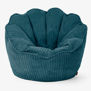 Natalia Sacco Sitzsack Stuhl - Cord Blaugrün