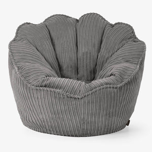 Natalia Sacco Sitzsack Stuhl - Cord Graphitgrau