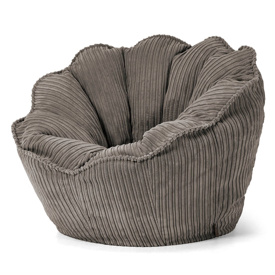 Natalia Sacco Sitzsack Stuhl - Cord Graphitgrau 02