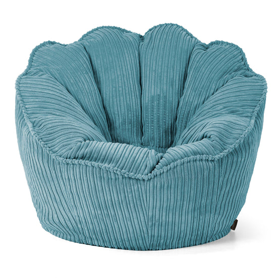 Natalia Sacco Sitzsack Stuhl - Cord Türkis 01