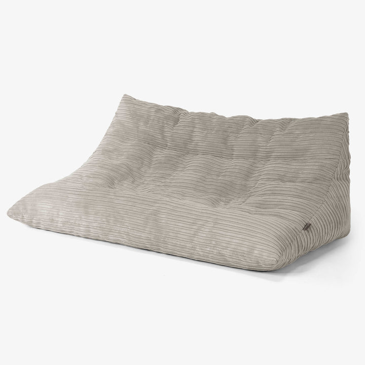 Noah Sitzsack-Bodensofa - Cord Nerzfarben 02