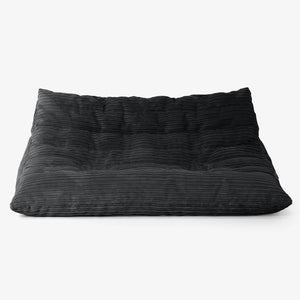 Noah Sitzsack-Bodensofa - Cord Schwarz