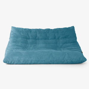 Noah Sitzsack-Bodensofa - Cord Türkis
