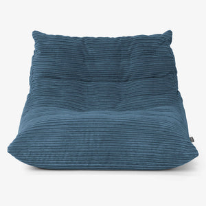 Noah Sitzsack-Bodenstuhl - Cord Marineblau