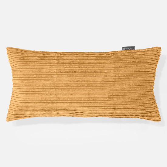 Riesen Dekokissen / Sofa Kissenbezug 40 x 70cm - Cord Goldhonig 01
