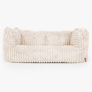 Ruben Sitzsack Sofa - Ultra Plüsch Cord Creme