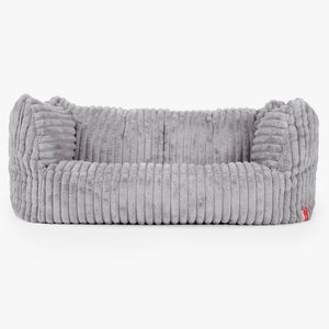 Ruben Sitzsack Sofa - Ultra Plüsch Cord Grau