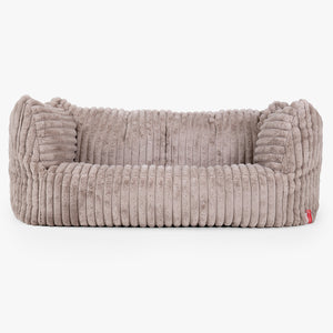 Ruben Sitzsack Sofa - Ultra Plüsch Cord Nerzfarben