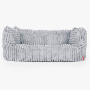 Ruben Sitzsack Sofa - Ultra Plüsch Cord Taubenblau