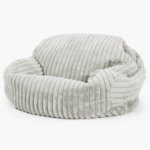 Sabine Sitzsack Sofa - Ultra Plüsch Cord Salbeigrün
