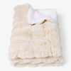 Sherpa-Decke - Bubble Pelz Creme