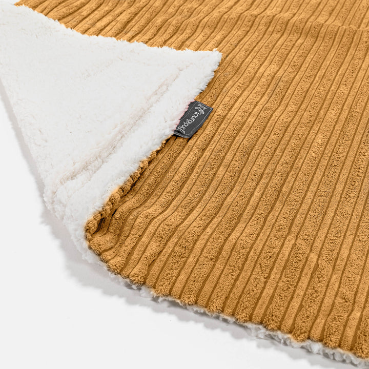 Sherpa-Decke - Cord Goldhonig 01